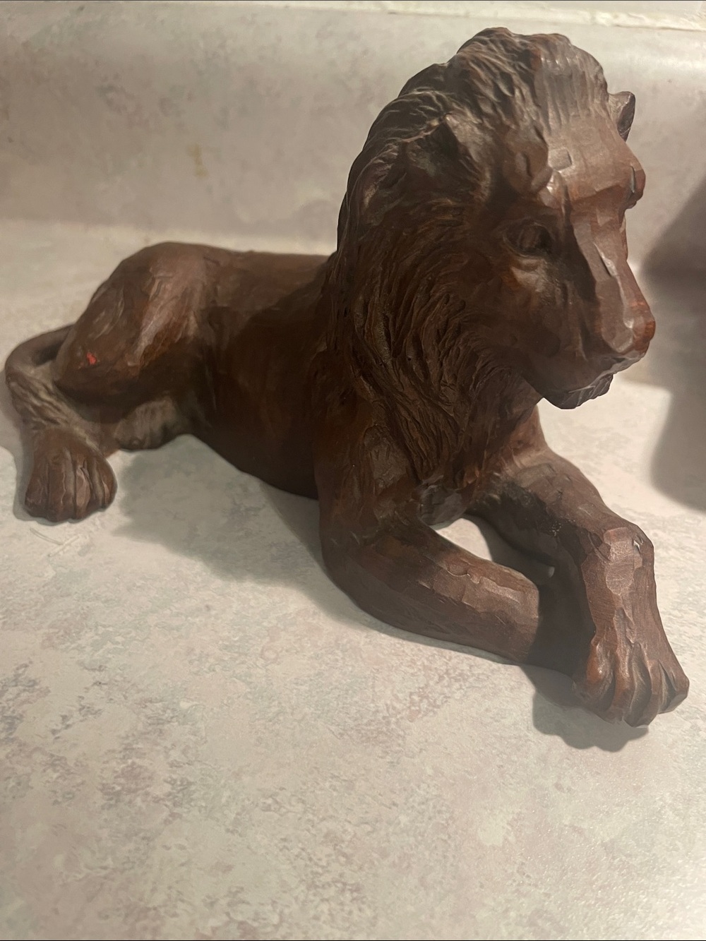 Vintage Red Mill Manufacturing Lion Figurine